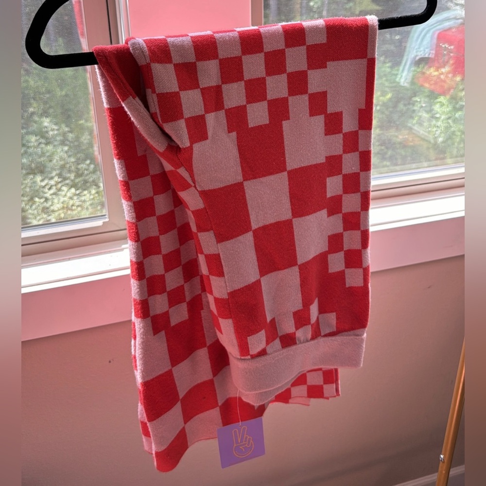 Ascot + Hart Checkered Knit Pants